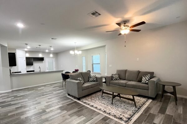 Sitting Room with modern Cofa and interior Design