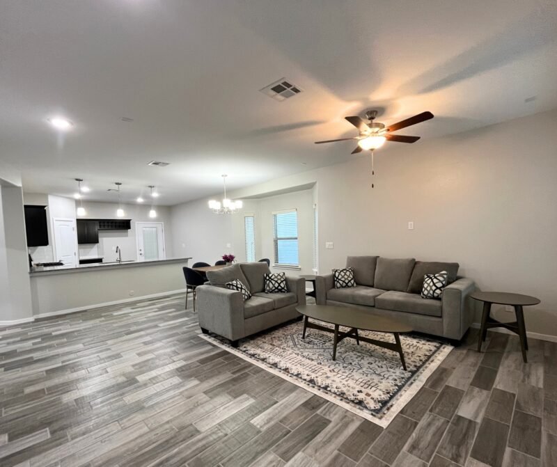 Sitting Room with modern Cofa and interior Design