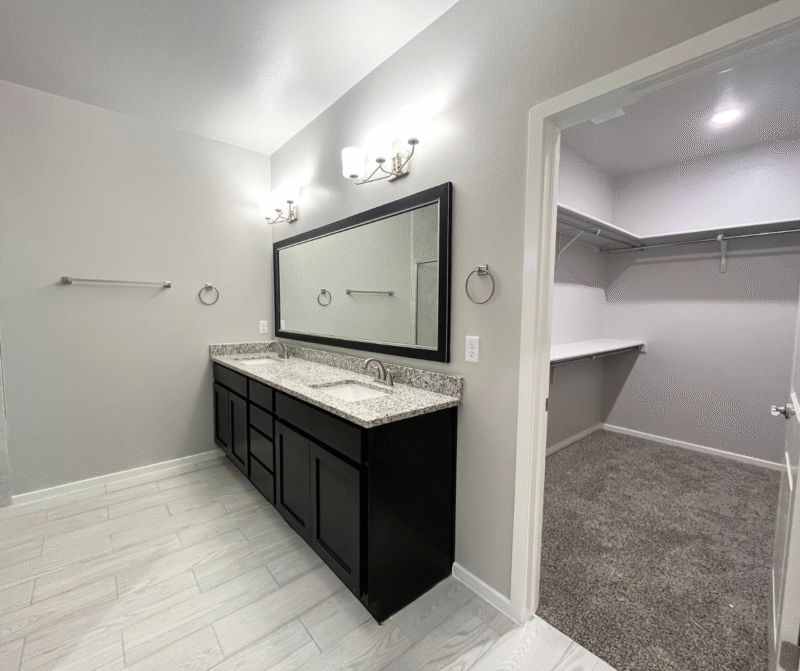 Store room with basen shower