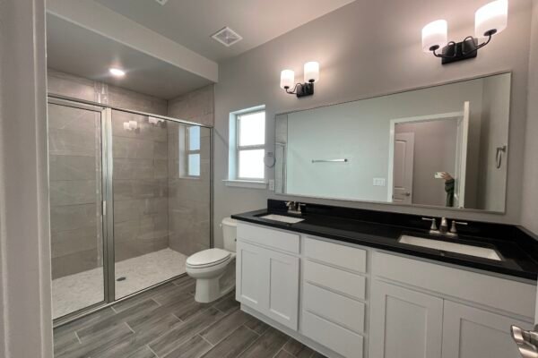 cornor bathroom view