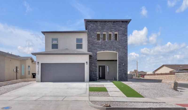 modern Design gray theme with garage house