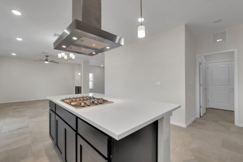 Modern Design kitchen with electric stove