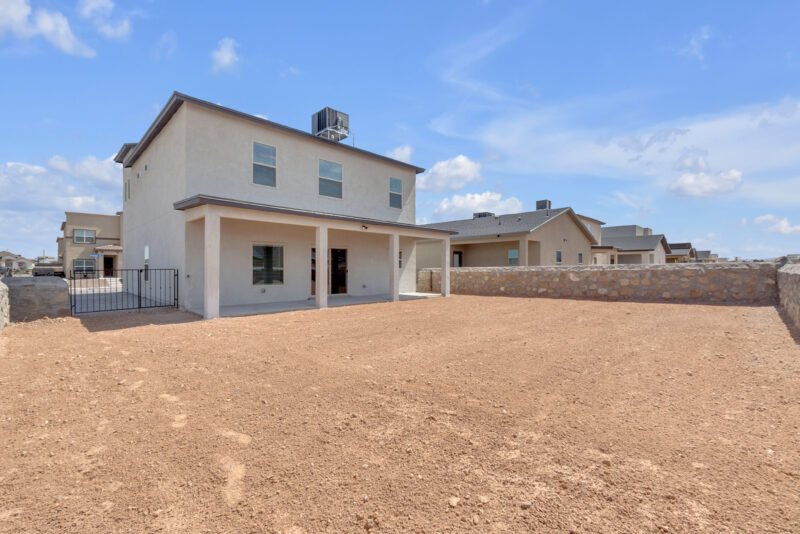 Garden Construction home outside view