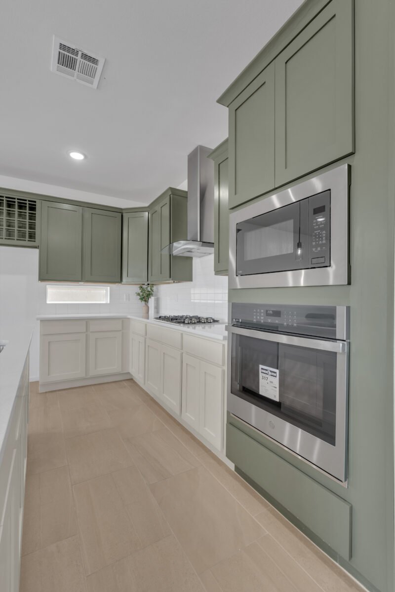 Light Green theme kitchen design